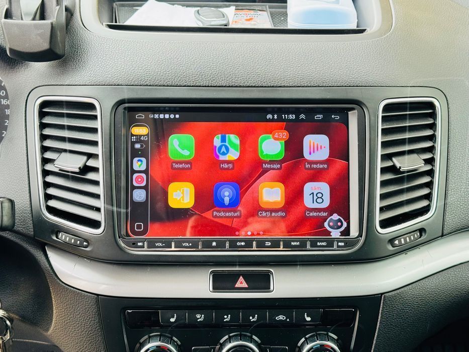 Navigatie 2GB Carplay VW Golf Passat cc Touran Tiguan Polo Tiguan T5