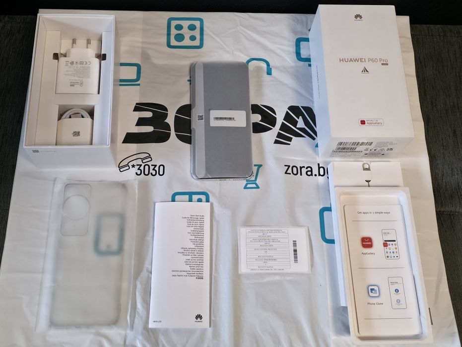 256GB Huawei P60 Pro ЗОРА Гаранция 2025г. Rococo Pearl | Бял