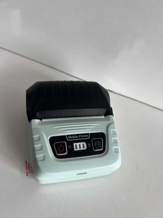 Преносим безжичен термопринтер за етикети баркод стикер батерия