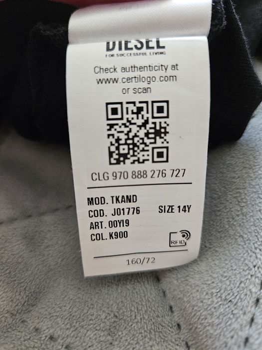 Tricou Diesel baieti mărimea 164