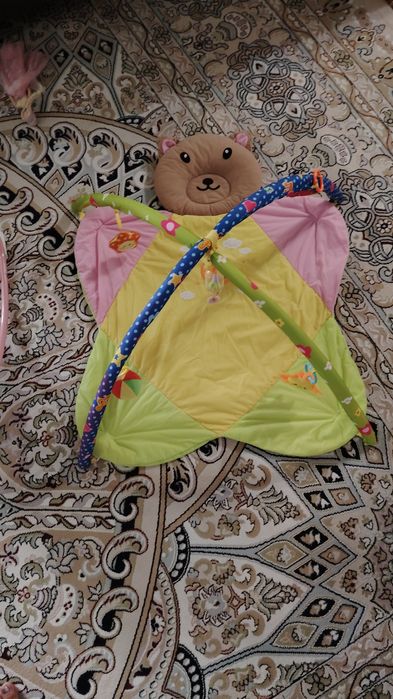 Детский шезлонг коврик стул бортики