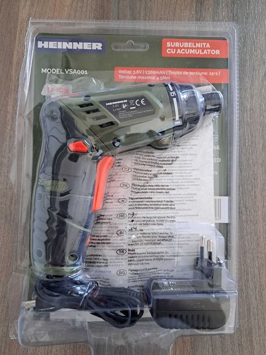 Surubelnita cu acumulator VSA001 HEINNER
