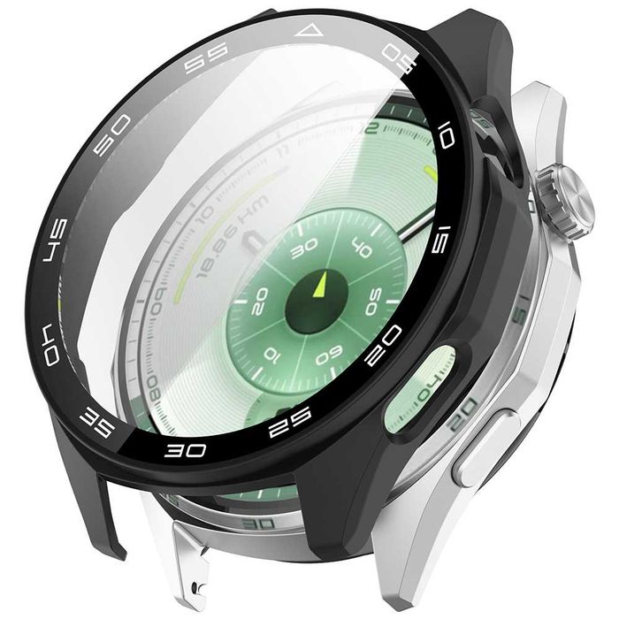 Пластмасов протектор Techsuit Defense360 Pro Bezel + Screen Protector за Huawei Watch GT 6 46mm