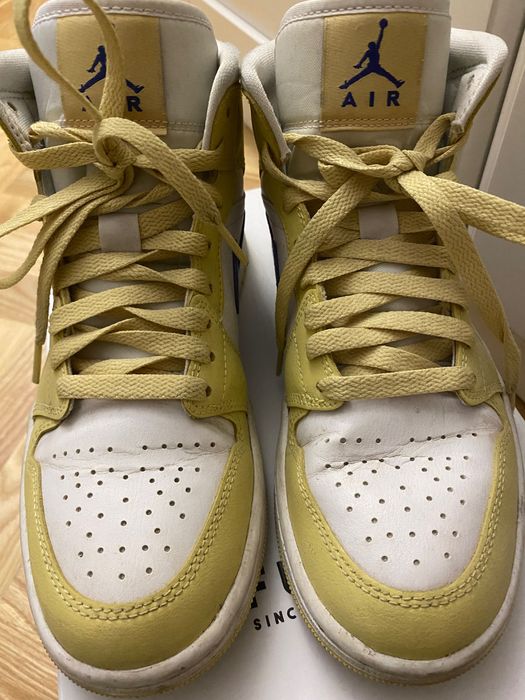 Air Jordan 1 Mid 'Lemon Wash' sneakers