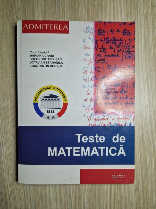 Culegere Matematica Politehnica-Teste de antrenament