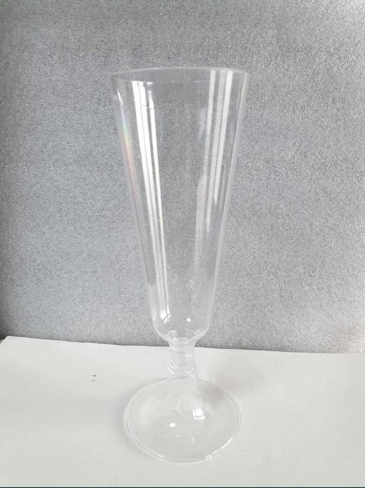 Set pahare pt. șampanie din acril transparent 25 bc/set