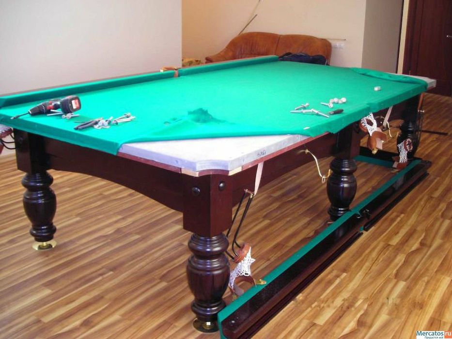Ремонт, установка бильярдных столов. Биллиард стол урнатиш, таъмирлаш.