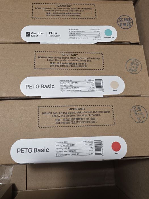 PLA  PETG Bambu Lab refill