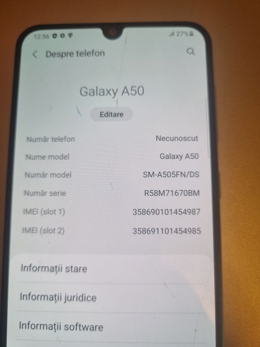 Samsung a50 128 giga dual sim