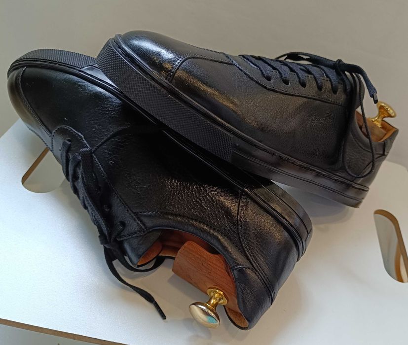 Pantofi sport casual 40 40.5 lucrati manual G. Rizo NOI piele naturala