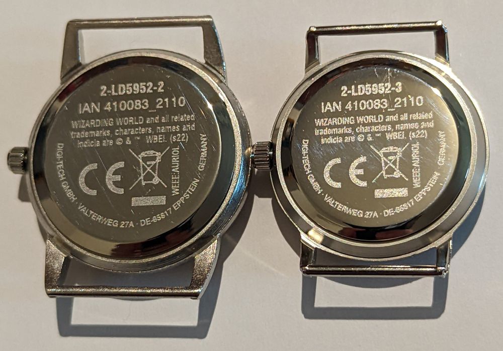 Set două ceasuri licență Harry Potter