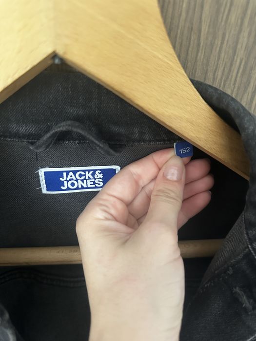 Черно дънково яке Jack&Jones