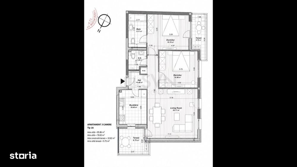 Apartament 3 camere I Parcare I H Pipera Lake