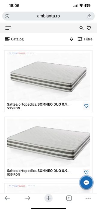 Pat tapitat  Amigo (Ambianta) 1 persoana 90x200 cu lada
