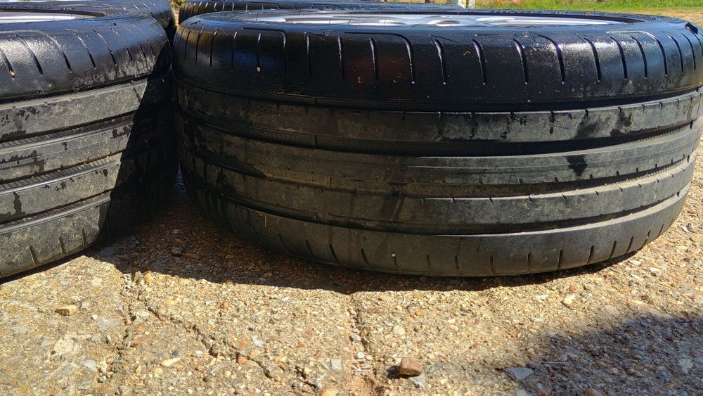 Джанти оригинални BBS 17" 5x110mm + подарък добри летни гуми Goodyear 225/45/17"
