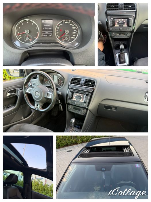 Vw Polo GTI 1.4tsi-180cp-DSG 2013 xenon/piele/panoramic/navi/padele