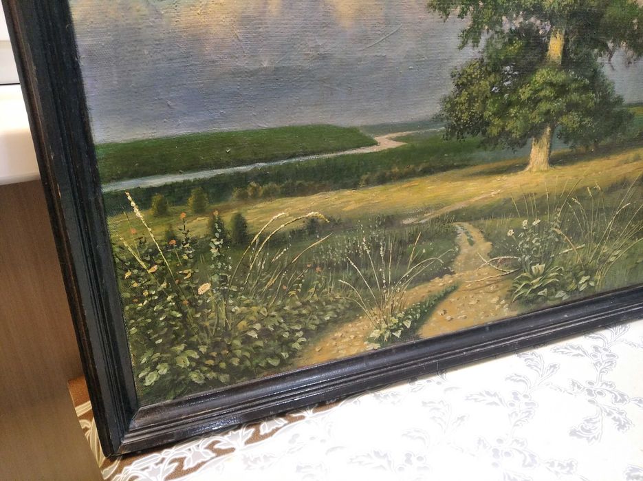 Картина маслом, масляная живопись.