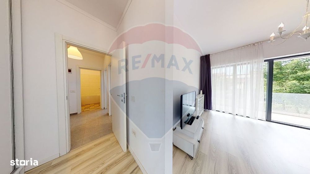 Apartament luminos cu 2 camere, terasa de 14 mp si loc de parcare
