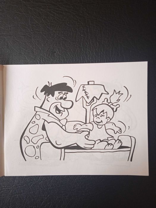 Семейство Флинстоун - книжка за оцветяване от 90-те години - НОВА!