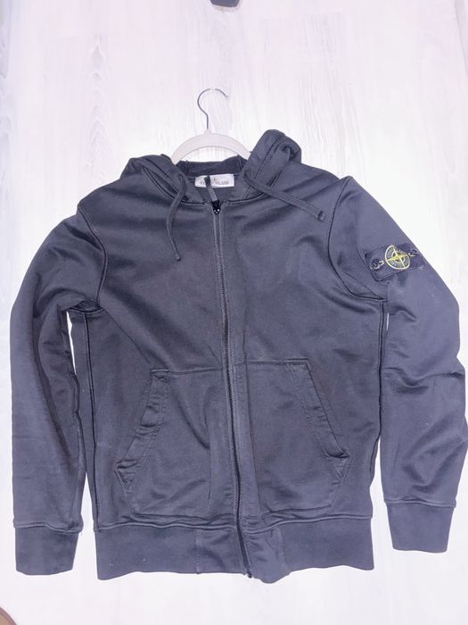 Stone island zip up hoodie