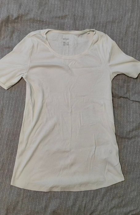 Три чисто нови тениски за бременни, LC Waikiki и Esmara, размер М