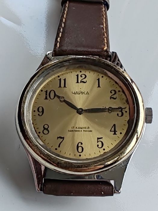 Ceas Chaika Mecanic 36,5 mm Funcționează excelent!