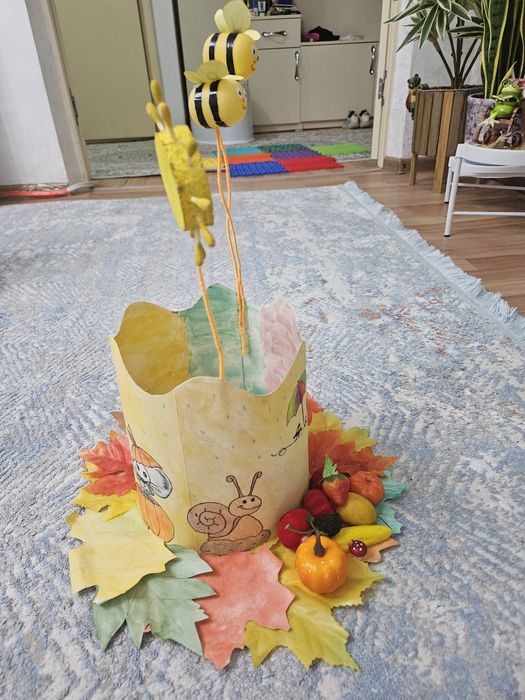 Поделки в садик шляпа тема осень