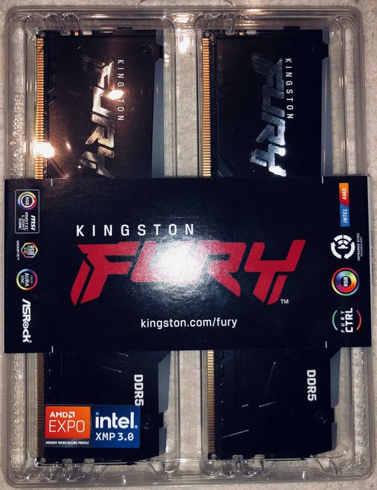 Нови! Рам памети DDR5 32GB Corsair, G.skill, Kingston, Crucial, Klevv