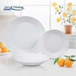 Set serviciu masa 18 piese Elya, Heinner, opal alb