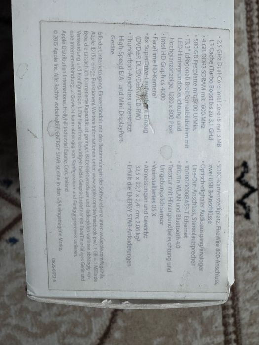Macbook Pro 13 (Mid 2012) A1278