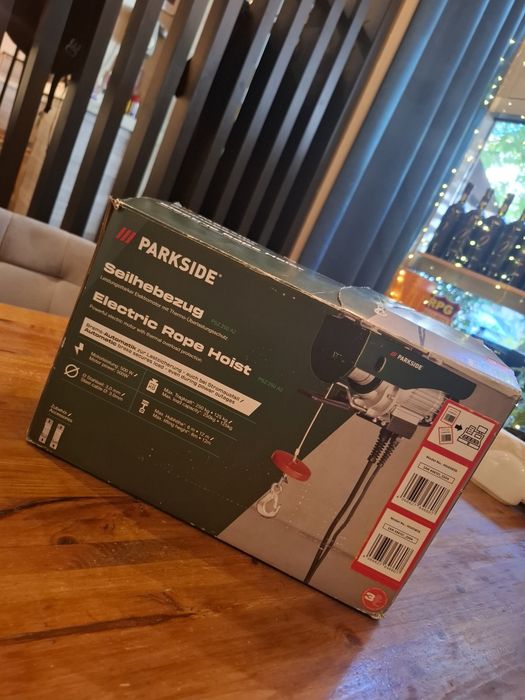 Palan cu cablu ridica pana la 250 kg,putere 500w((  parkside ))
