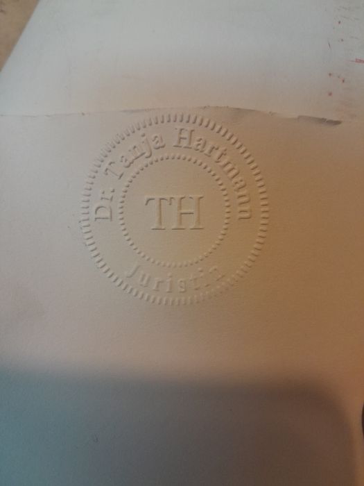 Луксозен Масивен Релефен Сух печат за ползване със Сменящо се  клише