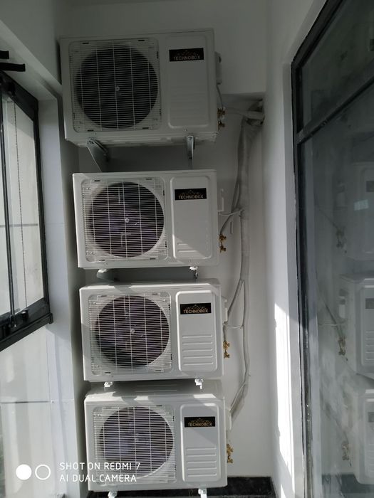 Установка кондиционеров.