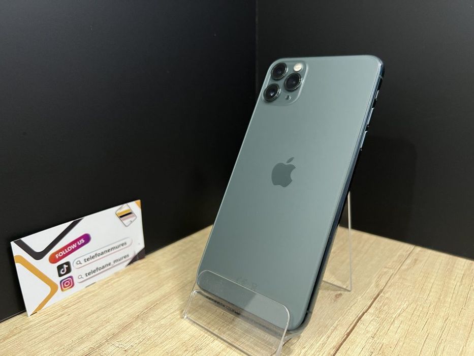 iPhone 11 Pro Max 64Gb Green Second-Hand 3 ani garanție, Telefoane