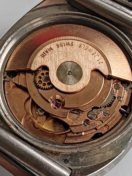 Ceas Potens De Luxe Automatic Calendar 35 mm Funcționează excelent!