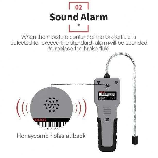 Тестер за спирачна течност на автомобил BF100 / Дигитален тестер BF200