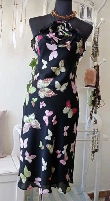 Официална рокля с пеперуди