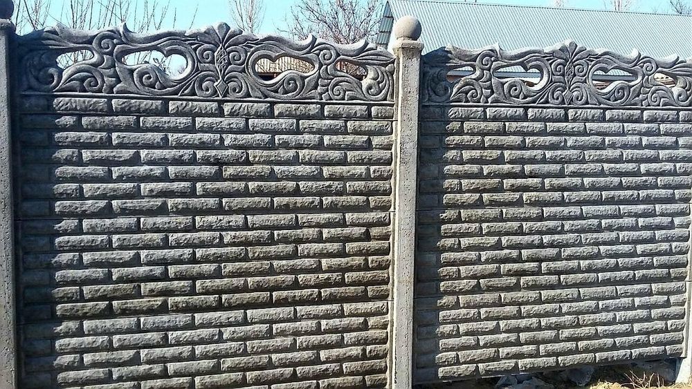 Железо бетонные Еврозаборы.