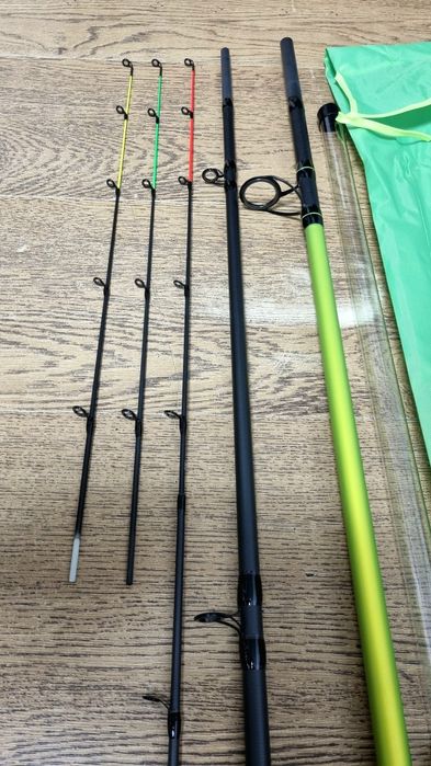 SET 2 Lansete Feeder ROBINHAN Bolentino 3,60m 180gr + SET 2 Mulinete P