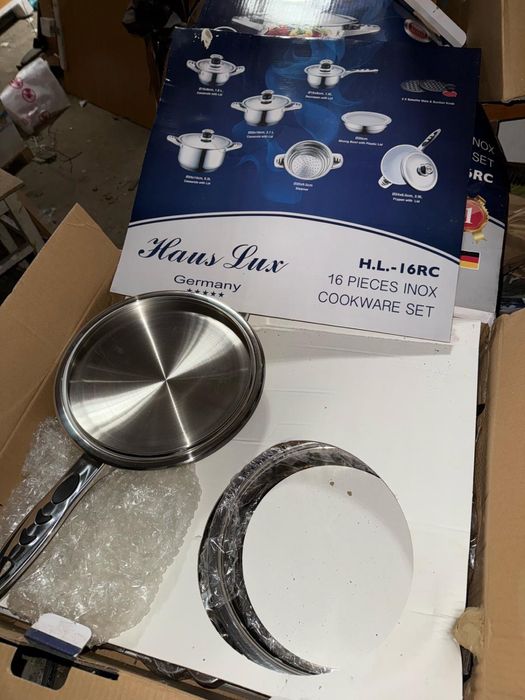 Oale inox cu inductie 16 piese noi