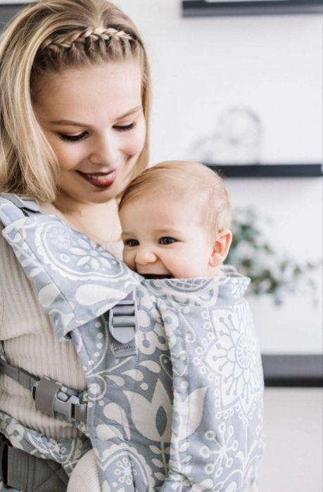 Be Lenka Mini Folk Grey - Слингова ергономична раница