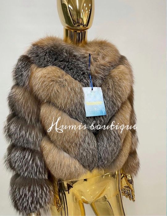 Най- висок клас палта от естесъвен косъм лисица!