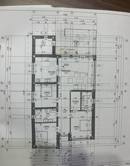 Casă individuală cu 3 dormitoare, 2 bai, living si bucatarie in Cihei, Sanmartin