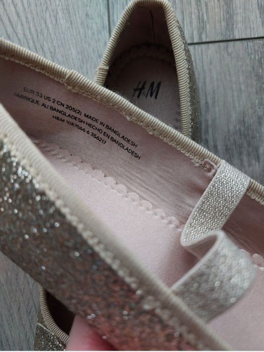 Pantofi piele Next 33, balerini H&M 33