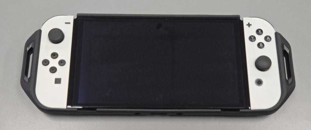 Nintendo Switch OLED (HEG-001) 64 ГБ, белые Joy-Con, с чехлом