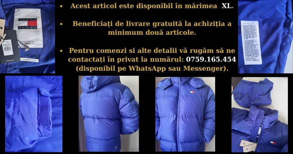 Jacheta Buffer Alaska Impermeabila Tommy Hilfinfer