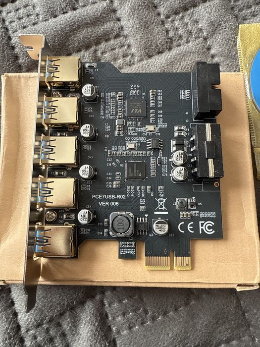 USB 3.0 x 5 плата расширения usb