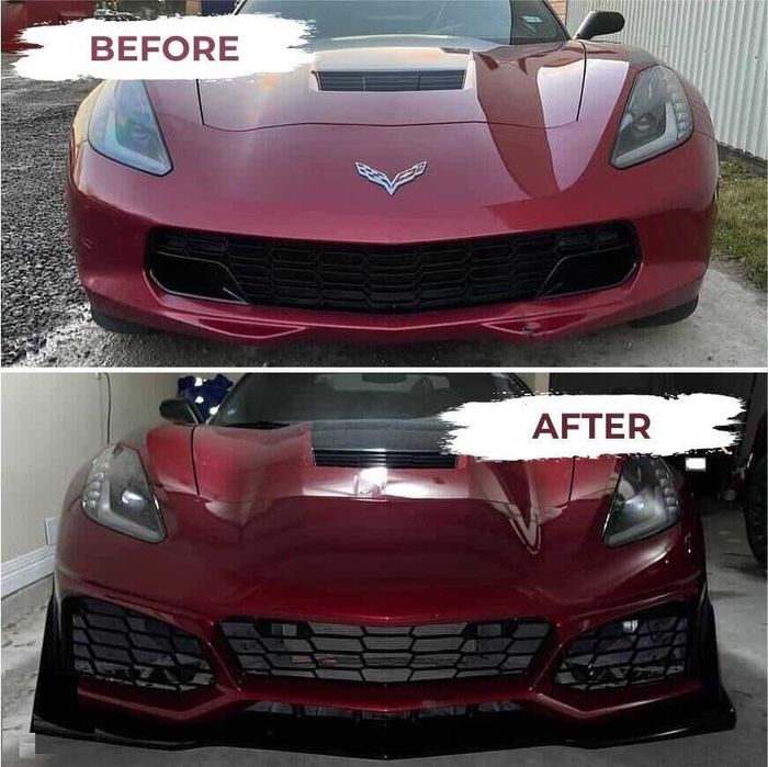 ZR1 броня, калник, прагове, части за Chevrolete Corvette C7 C8