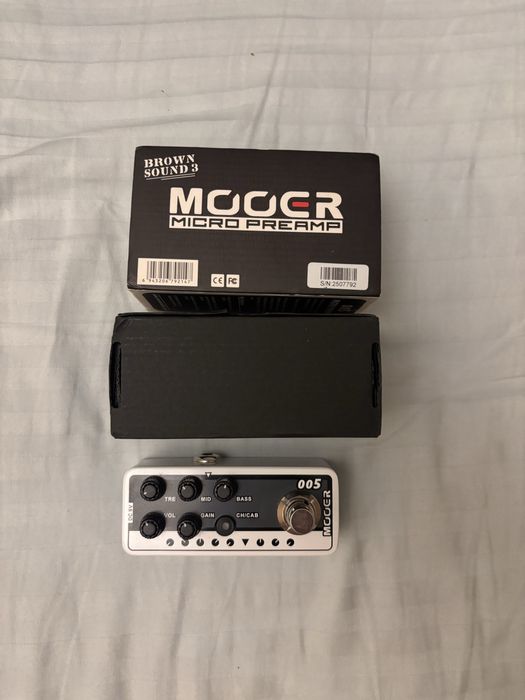 mooer micro preamp гитарная педаль brown sound3