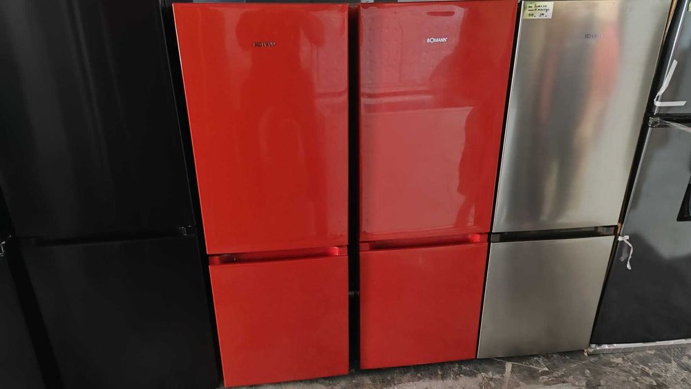 Комбиниран Хладилник с фризер Bomann 175 л Червен 143 см